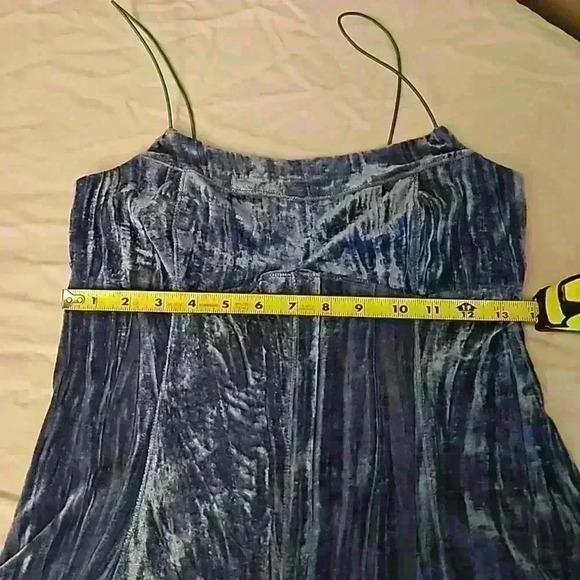 Wild Fable | Blue Velvet Mini Dress | size XS - Picture 9 of 10